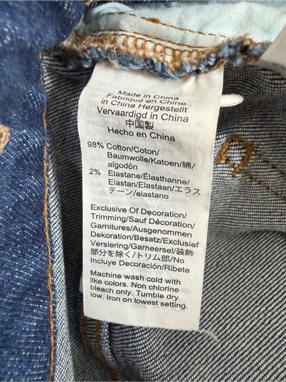 Madewell Womens The Perfect Vintage Crop Jean Blue Size 25 Distressed High Rise - Picture 9 of 9